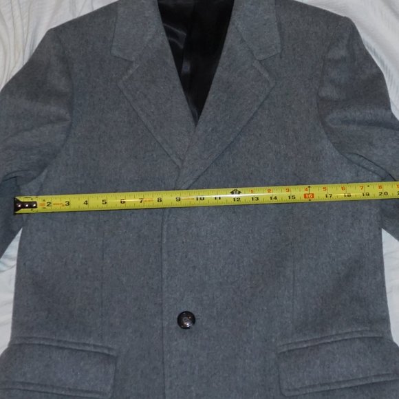 Adams Row Men's Wool Coat - Vintage - Picture 8 of 10